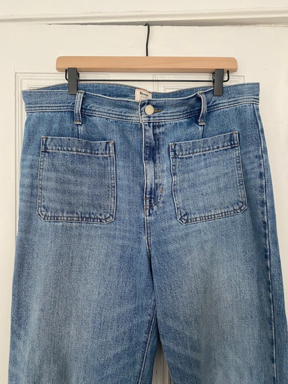 Rouje x J. Crew Marin High-Rise Flare Jean's - Size 32